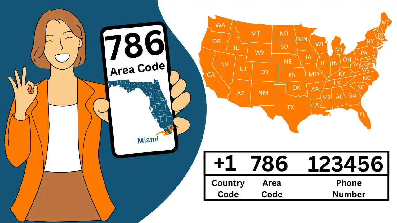 786 area code phone numbers miami dade region